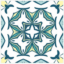 Load image into Gallery viewer, Pack Of 24 Coloured Pattern Mosaic Waterproof Tile Stickers, Transfers For All Sizes, Kitchen or Bathroom Tiles GT31 - Bolsover Designs