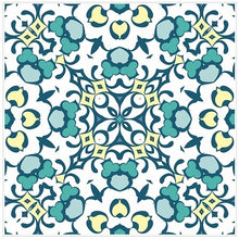 Load image into Gallery viewer, Pack Of 24 Coloured Pattern Mosaic Waterproof Tile Stickers, Transfers For All Sizes, Kitchen or Bathroom Tiles GT31 - Bolsover Designs