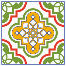 Load image into Gallery viewer, Mosaic Tile Stickers, Pack Of 16, All Sizes, Waterproof, Azulejo Transfers For Kitchen / Bathroom Tiles GT33 - Bolsover Designs