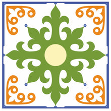 Load image into Gallery viewer, Mosaic Tile Stickers, Pack Of 16, All Sizes, Waterproof, Azulejo Transfers For Kitchen / Bathroom Tiles GT33 - Bolsover Designs