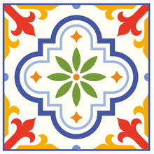 Load image into Gallery viewer, Mosaic Tile Stickers, Pack Of 16, All Sizes, Waterproof, Azulejo Transfers For Kitchen / Bathroom Tiles GT33 - Bolsover Designs