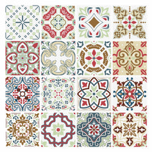 Load image into Gallery viewer, Mosaic Tile Stickers, Pack Of 16, All Sizes, Waterproof, Azulejo Transfers For Kitchen / Bathroom Tiles GT36 - Bolsover Designs