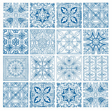 Load image into Gallery viewer, Mosaic Tile Stickers, Pack Of 24, All Sizes, Waterproof, Azulejo Transfers For Kitchen / Bathroom Tiles GT37 - Bolsover Designs