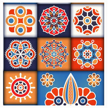 Load image into Gallery viewer, Mosaic Tile Stickers, Pack Of 16, All Sizes, Waterproof, Transfers For Kitchen / Bathroom Tiles GT39 - Bolsover Designs