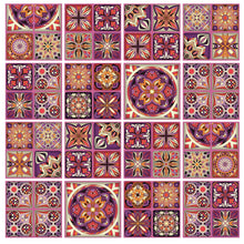 Load image into Gallery viewer, Mosaic Tile Stickers, Pack Of 16, All Sizes, Waterproof, Transfers For Kitchen / Bathroom Tiles GT40 - Bolsover Designs