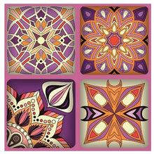 Load image into Gallery viewer, Mosaic Tile Stickers, Pack Of 16, All Sizes, Waterproof, Transfers For Kitchen / Bathroom Tiles GT40 - Bolsover Designs