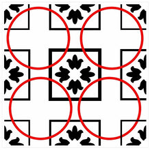 Load image into Gallery viewer, Mosaic Tile Stickers, Pack Of 16, All Sizes, Waterproof, Azulejo Transfers For Kitchen / Bathroom Tiles GT41 - Bolsover Designs