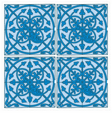 Load image into Gallery viewer, Mosaic Tile Stickers, Pack Of 16, All Sizes, Waterproof, Azulejo Transfers For Kitchen / Bathroom Tiles GT43 - Bolsover Designs