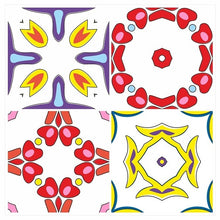 Load image into Gallery viewer, Mosaic Tile Stickers, Pack Of 16, All Sizes, Waterproof, Azulejo Transfers For Kitchen / Bathroom Tiles GT45 - Bolsover Designs
