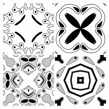 Load image into Gallery viewer, Mosaic Tile Stickers, Pack Of 16, All Sizes, Waterproof, Azulejo Transfers For Kitchen / Bathroom Tiles GT47 - Bolsover Designs