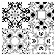 Load image into Gallery viewer, Mosaic Tile Stickers, Pack Of 16, All Sizes, Waterproof, Azulejo Transfers For Kitchen / Bathroom Tiles GT47 - Bolsover Designs
