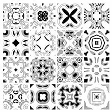 Load image into Gallery viewer, Mosaic Tile Stickers, Pack Of 16, All Sizes, Waterproof, Azulejo Transfers For Kitchen / Bathroom Tiles GT49 - Bolsover Designs