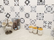 Load image into Gallery viewer, Mosaic Tile Stickers, Pack Of 16, All Sizes, Waterproof, Azulejo Transfers For Kitchen / Bathroom Tiles GT51 - Bolsover Designs