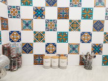 Load image into Gallery viewer, Mosaic Tile Stickers, Pack Of 16, All Sizes, Waterproof, Transfers For Kitchen / Bathroom Tiles GT58