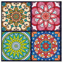 Load image into Gallery viewer, Mosaic Tile Stickers, Pack Of 16, All Sizes, Waterproof, Transfers For Kitchen / Bathroom Tiles GT59 - Bolsover Designs