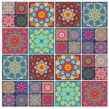 Load image into Gallery viewer, Mosaic Tile Stickers, Pack Of 16, All Sizes, Waterproof, Transfers For Kitchen / Bathroom Tiles GT60 - Bolsover Designs