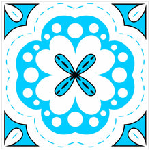 Load image into Gallery viewer, Mosaic Tile Stickers, Pack Of 16, All Sizes, Waterproof, Azulejo Transfers For Kitchen / Bathroom Tiles GT62 - Bolsover Designs