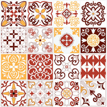 Load image into Gallery viewer, Mosaic Tile Stickers, Pack Of 16, All Sizes, Waterproof, Azulejo Transfers For Kitchen / Bathroom Tiles GT75 - Bolsover Designs