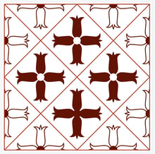 Load image into Gallery viewer, Mosaic Tile Stickers, Pack Of 16, All Sizes, Waterproof, Azulejo Transfers For Kitchen / Bathroom Tiles GT75 - Bolsover Designs