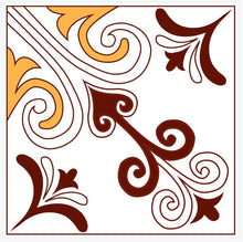 Load image into Gallery viewer, Mosaic Tile Stickers, Pack Of 16, All Sizes, Waterproof, Azulejo Transfers For Kitchen / Bathroom Tiles GT75 - Bolsover Designs