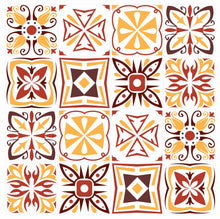 Load image into Gallery viewer, Mosaic Tile Stickers, Pack Of 16, All Sizes, Waterproof, Transfers For Kitchen / Bathroom Tiles GT77 - Bolsover Designs