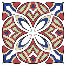 Load image into Gallery viewer, Mosaic Tile Stickers, Pack Of 16, All Sizes, Waterproof, Azulejo Transfers For Kitchen / Bathroom Tiles GT81 - Bolsover Designs