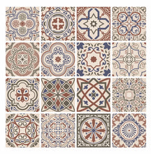 Load image into Gallery viewer, Mosaic Tile Stickers, Pack Of 16, All Sizes, Waterproof, Azulejo Transfers For Kitchen / Bathroom Tiles GT82 - Bolsover Designs