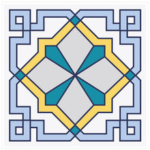 Load image into Gallery viewer, Mosaic Tile Stickers, Pack Of 16, All Sizes, Waterproof, Azulejo Transfers For Kitchen / Bathroom Tiles GT84 - Bolsover Designs