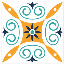 Load image into Gallery viewer, Mosaic Tile Stickers, Pack Of 16, All Sizes, Waterproof, Azulejo Transfers For Kitchen / Bathroom Tiles GT86 - Bolsover Designs