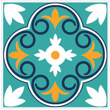 Load image into Gallery viewer, Mosaic Tile Stickers, Pack Of 16, All Sizes, Waterproof, Azulejo Transfers For Kitchen / Bathroom Tiles GT86 - Bolsover Designs