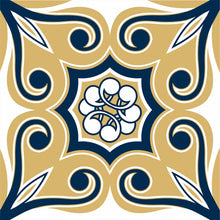 Load image into Gallery viewer, Mosaic Tile Stickers, Pack Of 16, All Sizes, Waterproof, Azulejo Transfers For Kitchen / Bathroom Tiles GT87 - Bolsover Designs