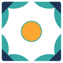 Load image into Gallery viewer, Mosaic Tile Stickers, Pack Of 16, All Sizes, Waterproof, Azulejo Transfers For Kitchen / Bathroom Tiles GT93 - Bolsover Designs