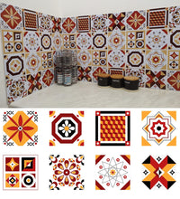 Load image into Gallery viewer, Mosaic Tile Stickers, Pack Of 16, All Sizes, Waterproof, Transfers For Kitchen / Bathroom Tiles GT95 - Bolsover Designs