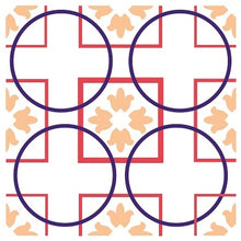 Load image into Gallery viewer, Mosaic Tile Stickers, Pack Of 16, All Sizes, Waterproof, Azulejo Transfers For Kitchen / Bathroom Tiles GT42 - Bolsover Designs
