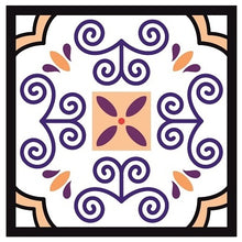 Load image into Gallery viewer, Mosaic Tile Stickers, Pack Of 16, All Sizes, Waterproof, Azulejo Transfers For Kitchen / Bathroom Tiles GT42 - Bolsover Designs