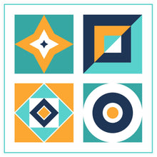 Load image into Gallery viewer, Mosaic Tile Stickers, Pack Of 16, All Sizes, Waterproof, Transfers For Kitchen / Bathroom Tiles GT96 - Bolsover Designs