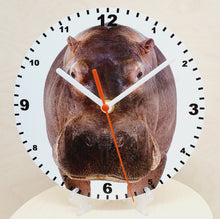 Load image into Gallery viewer, Animal Clocks, A Choice Of Animals on a Quartz Clock. Stand or Wall Mounted, 200mm, Battery Included