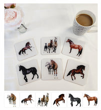 Load image into Gallery viewer, Drinks Coasters, Animal Designs, For Table Top, Mancave Bar, For Coffee Cups, Teacups, Alcoholic Drinks