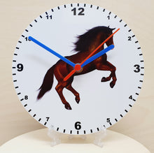 Load image into Gallery viewer, Animal Clocks, A Choice Of Animals on a Quartz Clock. Stand or Wall Mounted, 200mm, Battery Included