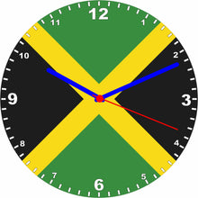 Load image into Gallery viewer, Flag Clock - Beginning With H - Q, Flag Of Your Chosen Country On A Quartz Clock, Stand or Wall Mounted, 200mm