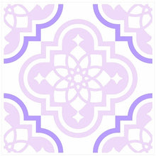 Load image into Gallery viewer, Mosaic Tile Stickers, Pack Of 16, All Sizes, Waterproof, Lilac Azulejo Transfers For Kitchen / Bathroom Tiles L01 - Bolsover Designs