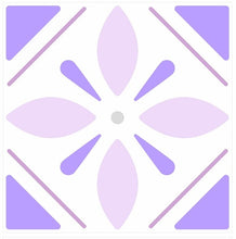 Load image into Gallery viewer, Mosaic Tile Stickers, Pack Of 16, All Sizes, Waterproof, Lilac Azulejo Transfers For Kitchen / Bathroom Tiles L01 - Bolsover Designs