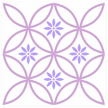 Load image into Gallery viewer, Mosaic Tile Stickers, Pack Of 16, All Sizes, Waterproof, Lilac Azulejo Transfers For Kitchen / Bathroom Tiles L01 - Bolsover Designs