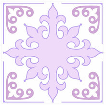 Load image into Gallery viewer, Mosaic Tile Stickers, Pack Of 16, All Sizes, Waterproof, Lilac Azulejo Transfers For Kitchen / Bathroom Tiles L01 - Bolsover Designs