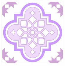 Load image into Gallery viewer, Mosaic Tile Stickers, Pack Of 16, All Sizes, Waterproof, Lilac Azulejo Transfers For Kitchen / Bathroom Tiles L01 - Bolsover Designs