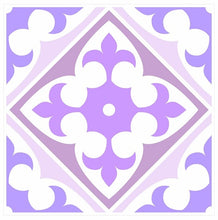 Load image into Gallery viewer, Mosaic Tile Stickers, Pack Of 16, All Sizes, Waterproof, Lilac Azulejo Transfers For Kitchen / Bathroom Tiles L01 - Bolsover Designs