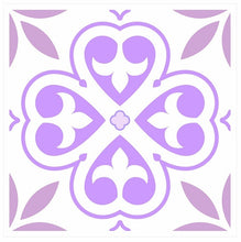 Load image into Gallery viewer, Mosaic Tile Stickers, Pack Of 16, All Sizes, Waterproof, Lilac Azulejo Transfers For Kitchen / Bathroom Tiles L01 - Bolsover Designs