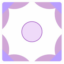 Load image into Gallery viewer, Mosaic Tile Stickers, Pack Of 16, All Sizes, Waterproof, Lilac Azulejo Transfers For Kitchen / Bathroom Tiles L02 - Bolsover Designs