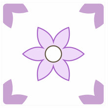 Load image into Gallery viewer, Mosaic Tile Stickers, Pack Of 16, All Sizes, Waterproof, Lilac Azulejo Transfers For Kitchen / Bathroom Tiles L02 - Bolsover Designs