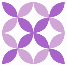 Load image into Gallery viewer, Mosaic Tile Stickers, Pack Of 16, All Sizes, Waterproof, Lilac Azulejo Transfers For Kitchen / Bathroom Tiles L02 - Bolsover Designs
